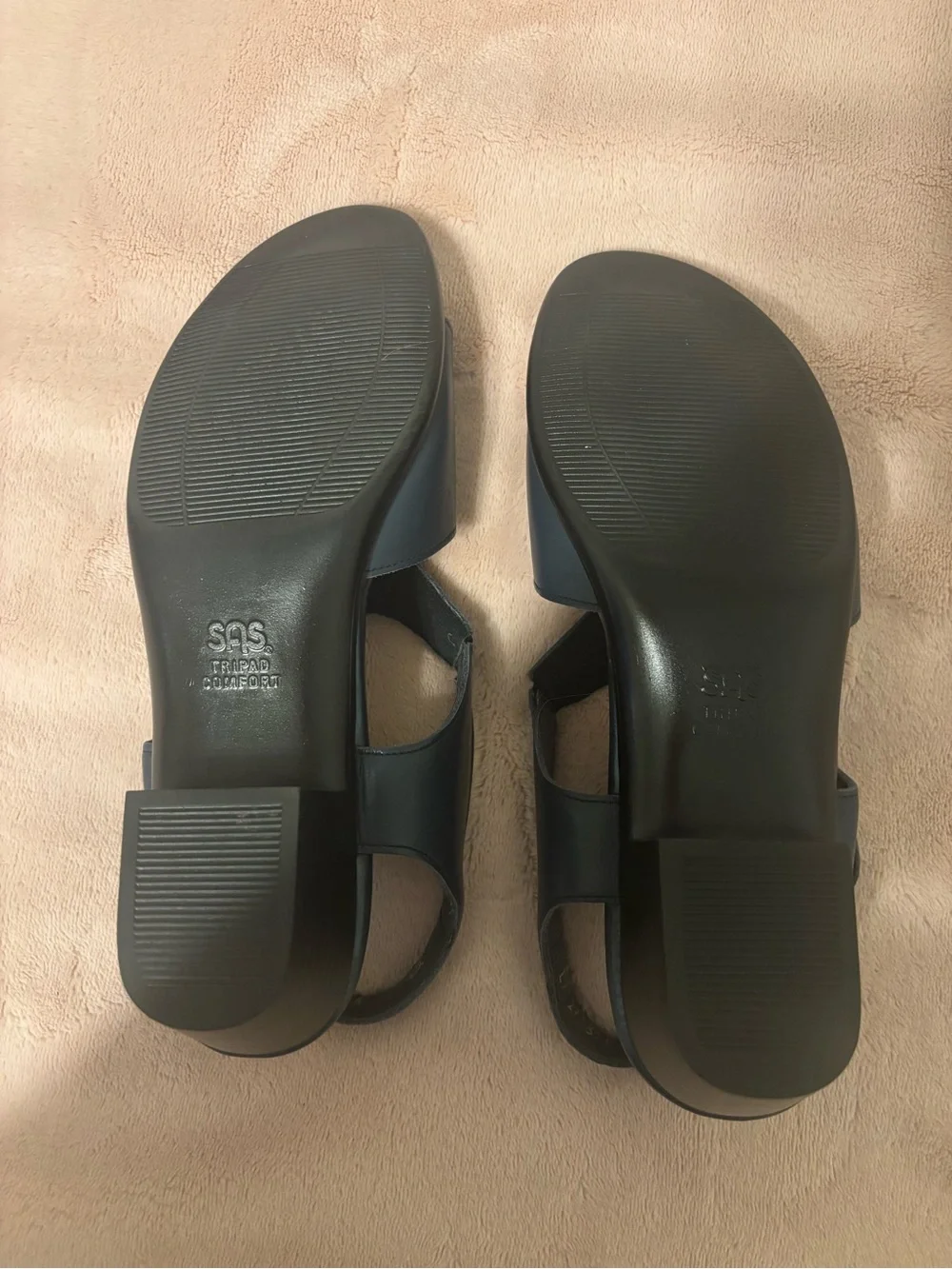 SAS Tripad Comfort Women’s 8 N Navy Leather Slingback Sandals